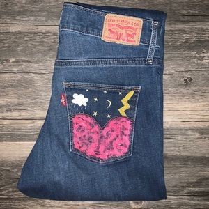 ✨CUSTOM MADE Skinny Levi’s✨